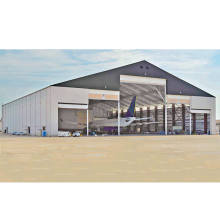 Vorgefertigte Stahlbogendach -Raumstruktur Rahmen Flugzeuge Hangar -Design